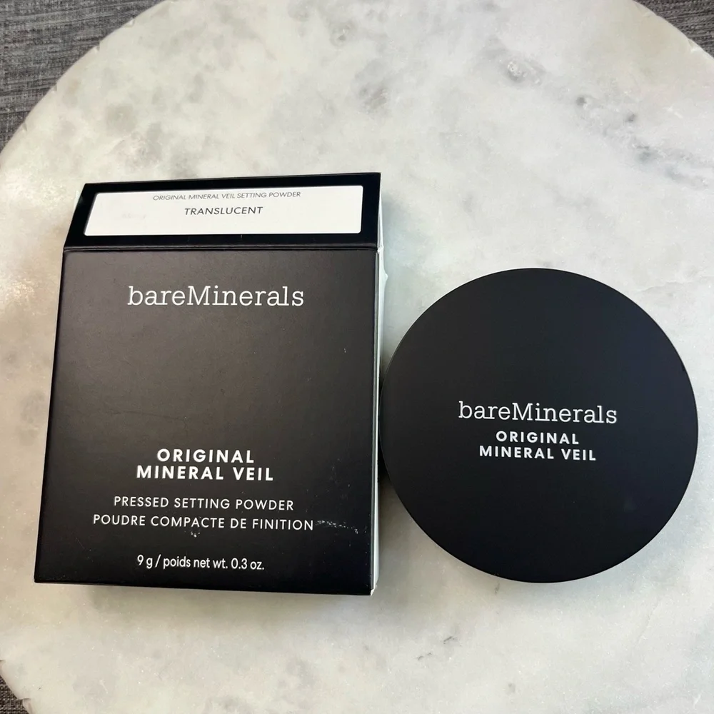 New NWT bareMinerals Original Mineral Veil Pressed Setting Powder TRANSLUCENT 9g